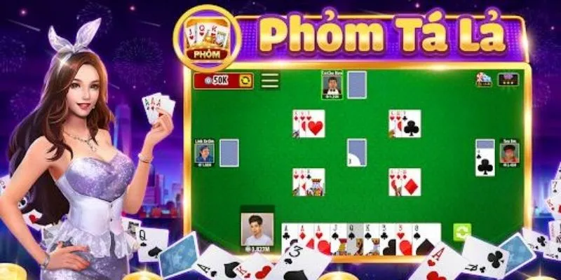 Giao diện và các tính năng nổi bật của game Phỏm online