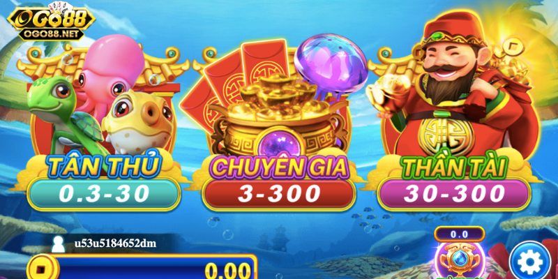 Các vũ khí hỗ trợ mạnh mẽ trong game bắn cá thần khi tải Go88